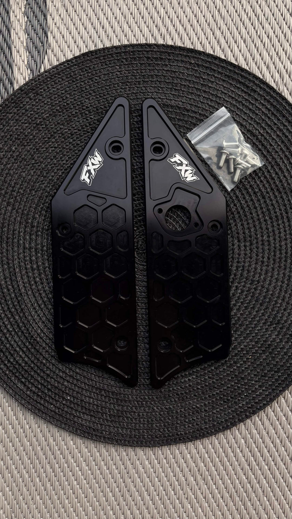 FxW Talaria XxX Metal Side Panels BLACK/SILVER