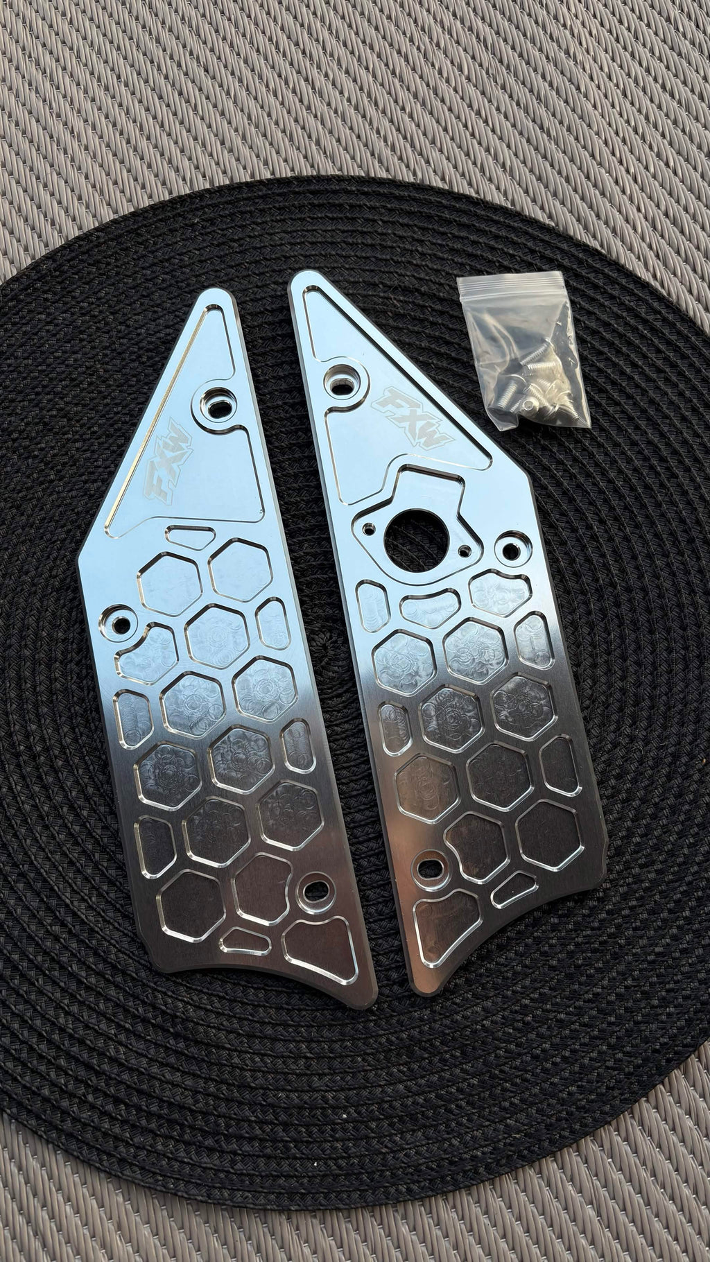 FxW Talaria XxX Metal Side Panels BLACK/SILVER