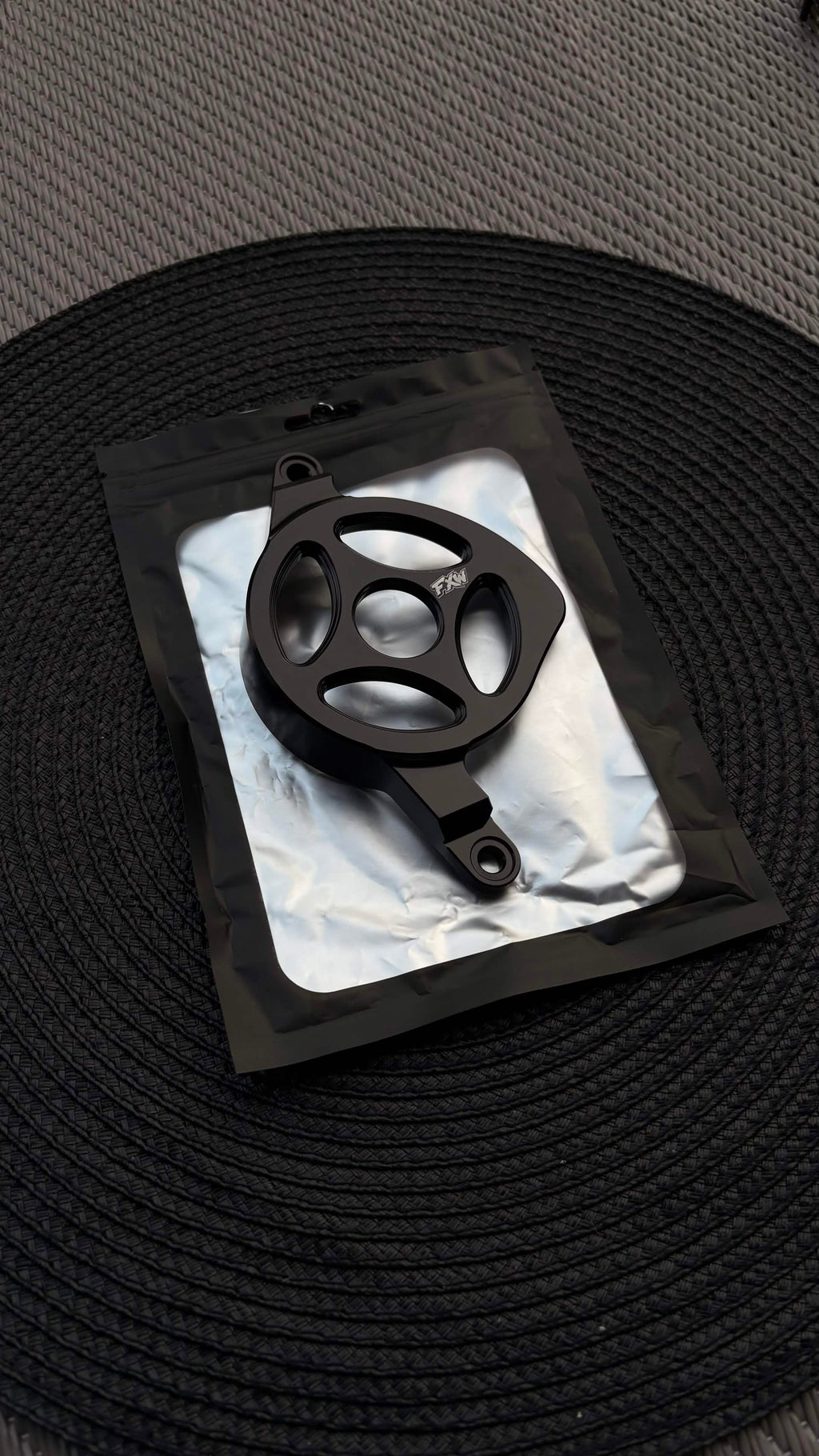 FxW Aluminum Motor Cover For Talaria XXX SILVER/BLACK