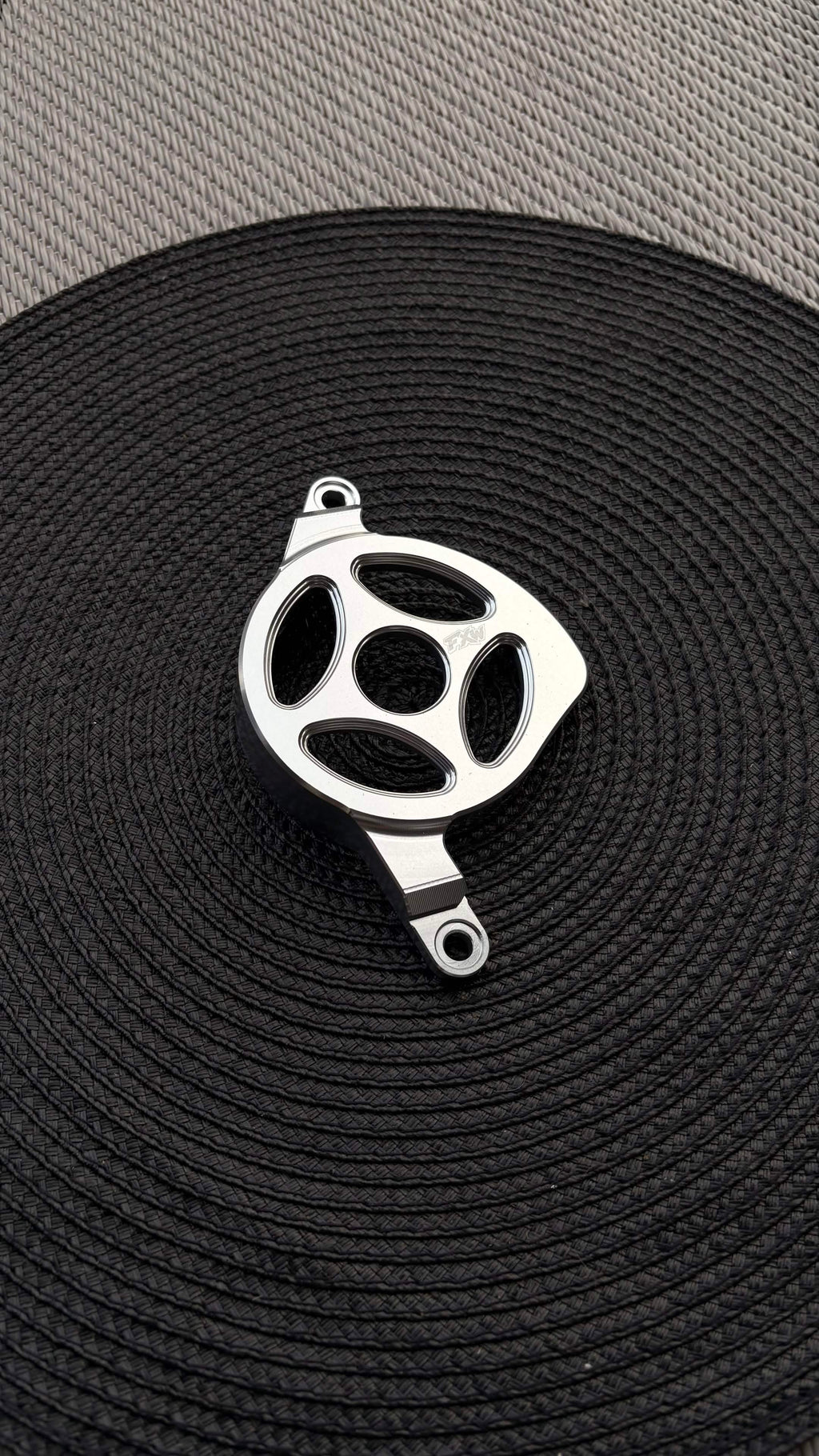 FxW Aluminum Motor Cover For Talaria XXX SILVER/BLACK