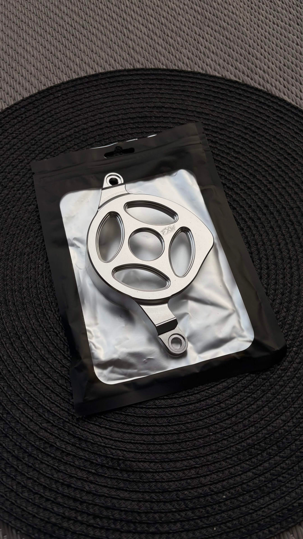 FxW Aluminum Motor Cover For Talaria XXX SILVER/BLACK