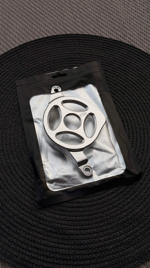 FxW Aluminum Motor Cover For Talaria XXX SILVER/BLACK